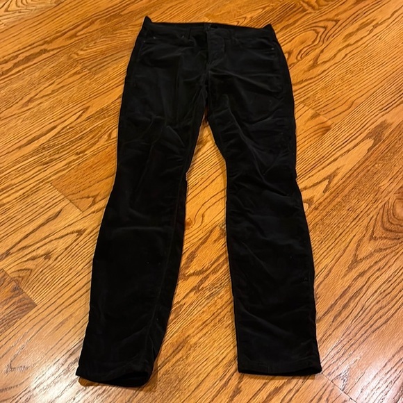 Mother Woman’s The Charmer Black Velvet Jeans Size 27 - Picture 2 of 8